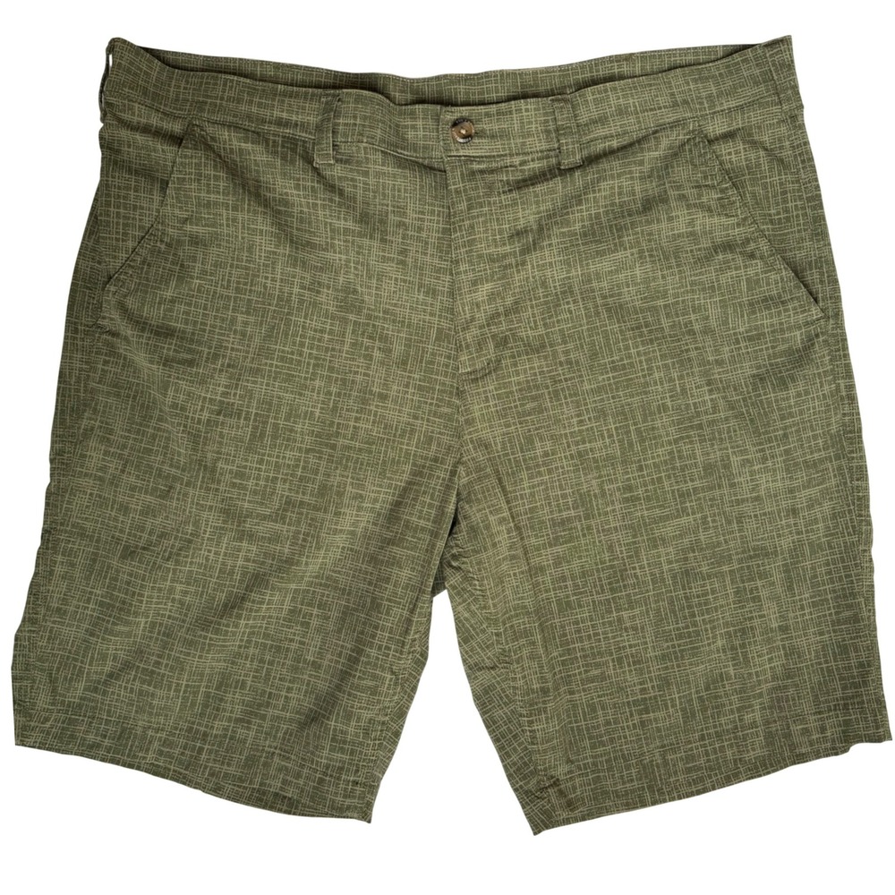Eddie Bauer Travex Hiking Shorts 10" Men's 40 Green Stretch Outdoor Active